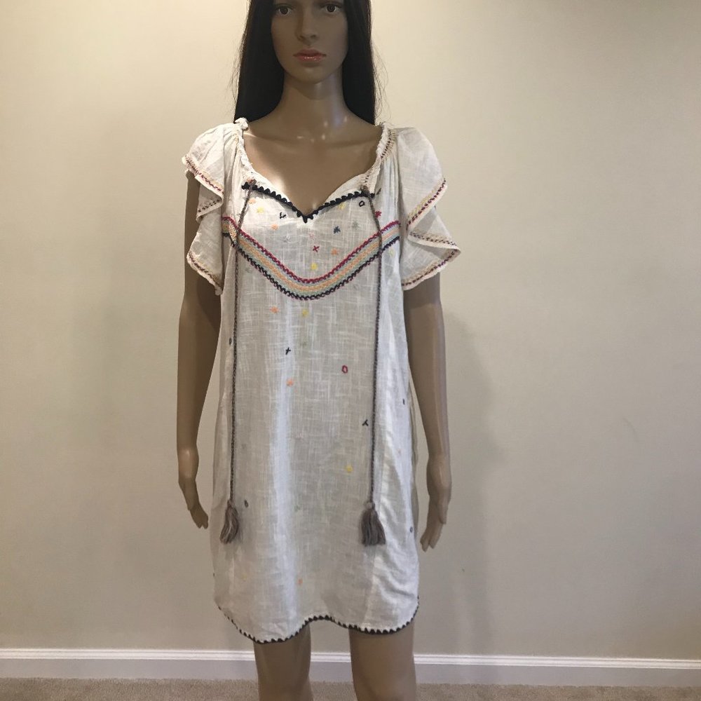Banjara Ivory Top with Embroidery